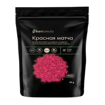 Красная матча 50 г (GreenFormula)